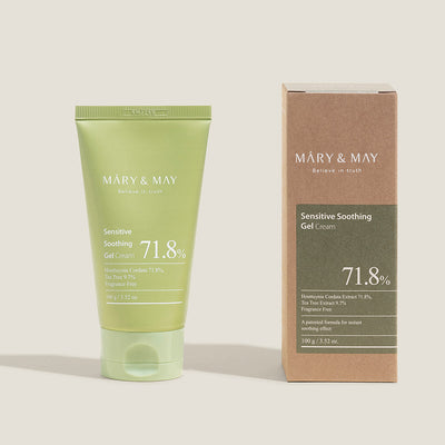 [MARY & MAY] Sensitive Soothing Gel Cream 100g with hyaluronic for deep hydration