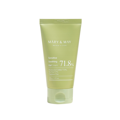 [MARY & MAY] Sensitive Soothing Gel Cream 100g with hyaluronic for deep hydration