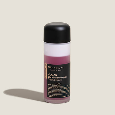 [MARY & MAY] Vegan Blackberry Complex Cream Essence 140ml with ceramide for strengthened skin barrier
