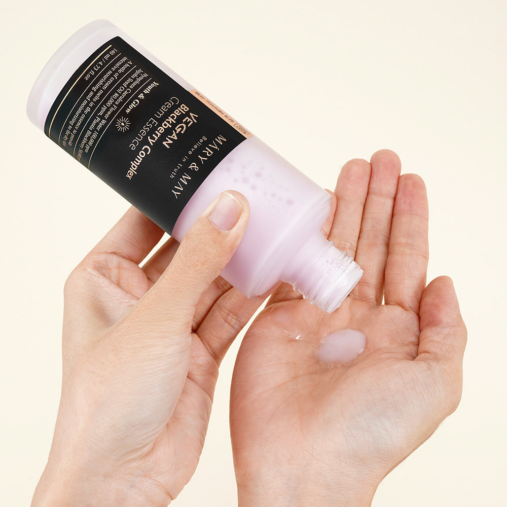 [MARY &amp; MAY] Esencia en crema vegana de complejo de mora, 140 ml