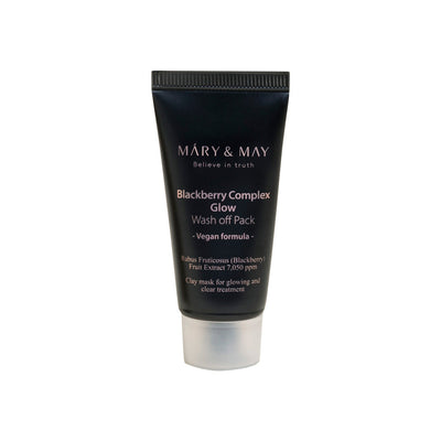 [MARY & MAY] Vegan Blackberry Complex Glow Wash off Pack 30g - weekly treatment