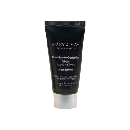 [MARY &amp; MAY] Coffret de lavage éclat au complexe de mûres végétaliennes 30 g