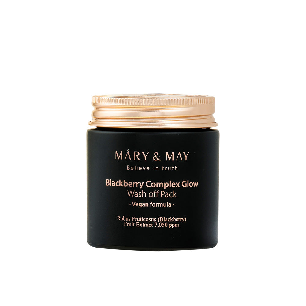[MARY &amp; MAY] Pack nettoyant éclat au complexe de mûres végétaliennes 125 g