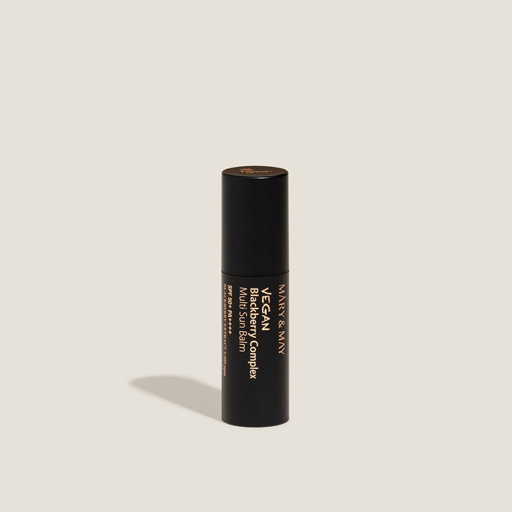 [MARY &amp; MAY] Bálsamo solar multivitamínico complejo de moras vegano SPF50+ PA++++ 10 g