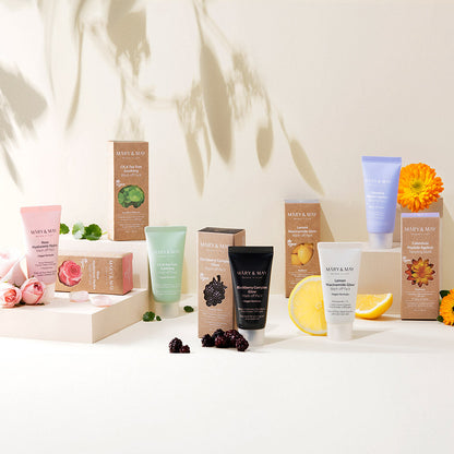 [MARY &amp; MAY] Mascarilla de noche antienvejecimiento vegana con péptidos de caléndula, 30 g