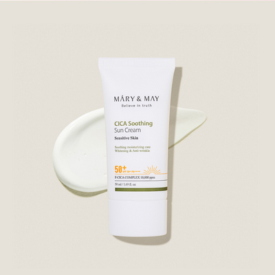 [MARY & MAY] Vegan CICA Soothing Sun Cream SPF50+ PA++++ 50ml - buy online