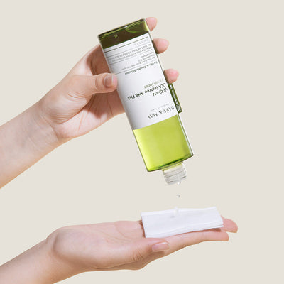 [MARY & MAY] Vegan CICA Tea Tree AHA PHA Blemish Toner 200ml with fermented for improved absorption and brightness