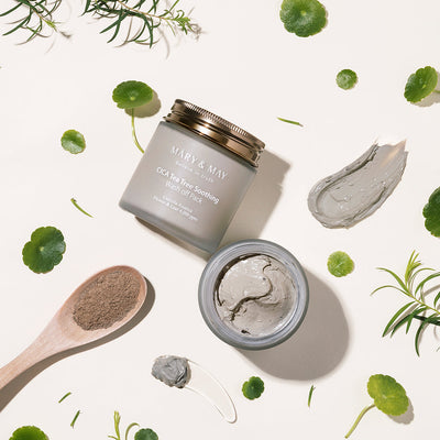 [MARY & MAY] Vegan CICA TeaTree Soothing Wash off Pack 125g with centella for soothing and repair