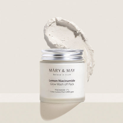 [MARY &amp; MAY] Loción limpiadora vegana con niacinamida y limón, 125 g