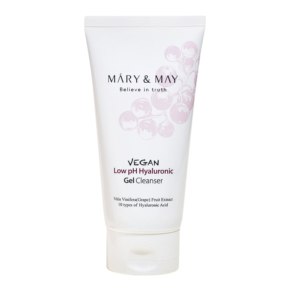 [MARY &amp; MAY] Gel nettoyant hyaluronique végétalien à faible pH 150 ml