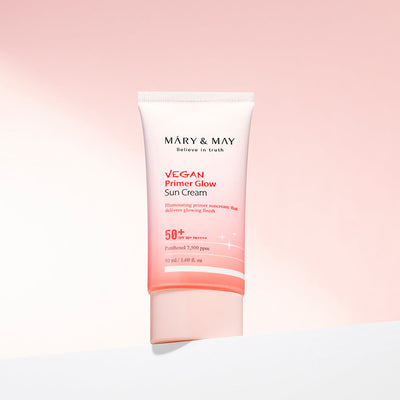 [MARY & MAY] Vegan Primer Glow Sun Cream SPF50+ PA++++ 50ml - daily hydration