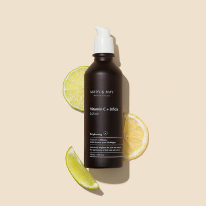 [MARY &amp; MAY] Lotion à la vitamine C + Bifida 120 ml