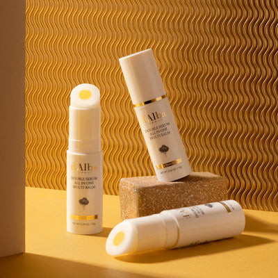 d'Alba Double Serum All-In-One Multi Balm with peptide for anti-wrinkle and firmness