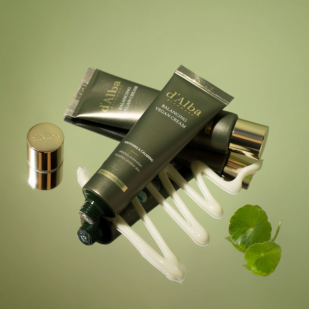 Crema vegana suave equilibrante para la piel d'Alba 55 ml