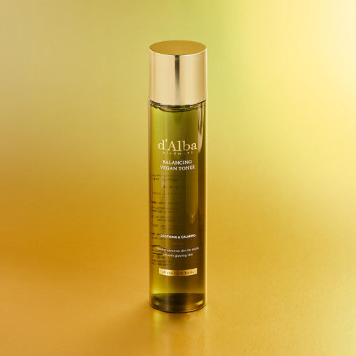 Tónico vegano suave equilibrante para la piel d'Alba 150 ml