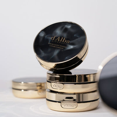 d'Alba Serum Glow Tension Cover Cushion 17g+17g(refill) - concentrated treatment