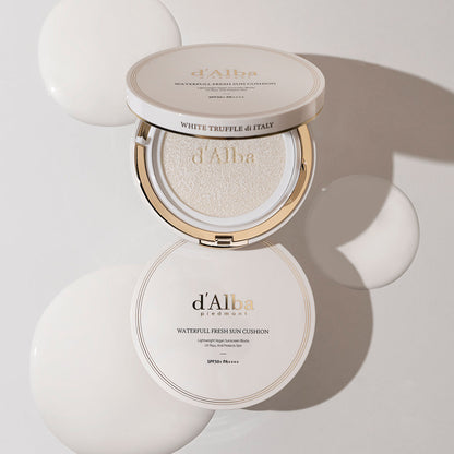 d'Alba Waterful Fresh Sun Cushion 25g+25g(refill) SPF50+/PA++++