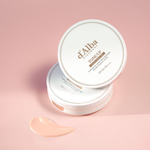 Cojín solar Waterfull Tone-Up de d'Alba 15 g + 15 g (recarga) SPF50+/PA++++