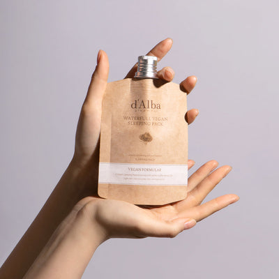 d'Alba Waterfull Vegan Sleeping Pack (Spout Type) 60ml - weekly treatment