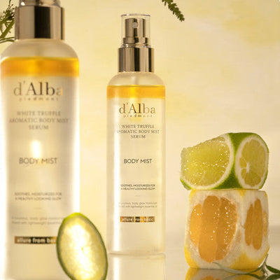 d'Alba White Truffle Aromatic Body Mist Serum 180ml - intensive hydration
