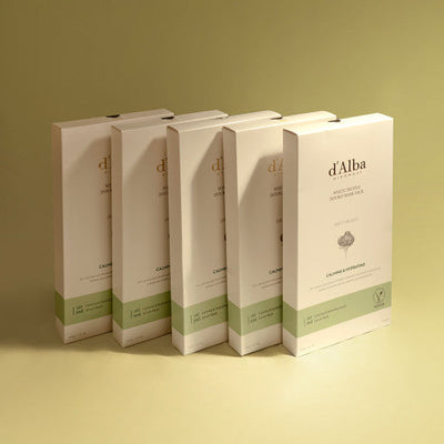 d'Alba White Truffle Double Mask Pack [Calming/Hydrating] 34.5g X 20ea with centella for soothing and repair