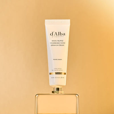 d'Alba White Truffle Nourishing Hand Serum In Cream 30ml - concentrated treatment
