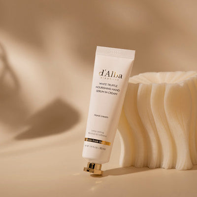 d'Alba White Truffle Nourishing Hand Serum In Cream 30ml - concentrated treatment