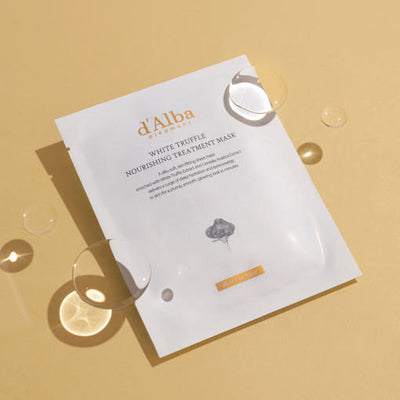 d'Alba White Truffle Nourishing Treatment Mask 25ml X 20ea with hyaluronic for deep hydration