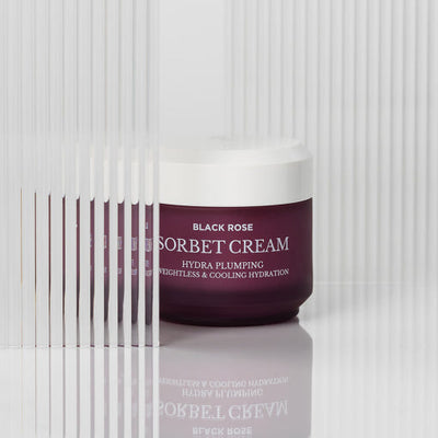heimish Black Rose Hydra Plumping Sorbet Cream 50ml with peptide for anti-wrinkle and firmness