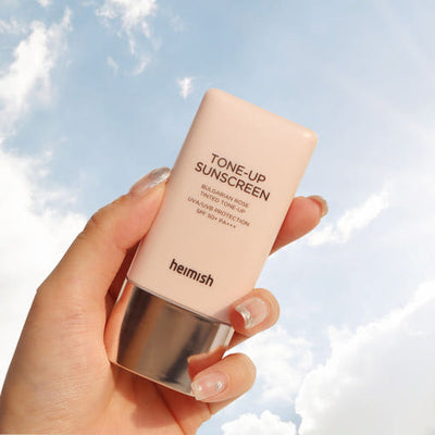 heimish Bulgarian Rose Tinted Tone-up Sunscreen SPF50+ PA+++ 30ml - hydration and protection