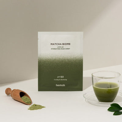 heimish Matcha Biomet Low Ph Hydrating Mask Sheet 30ml X 5ea - intensive hydration