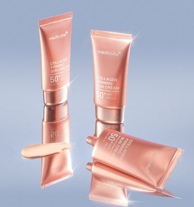 medicube Collagen Firming Sun Cream 50ml with collagen for firmness and elasticity