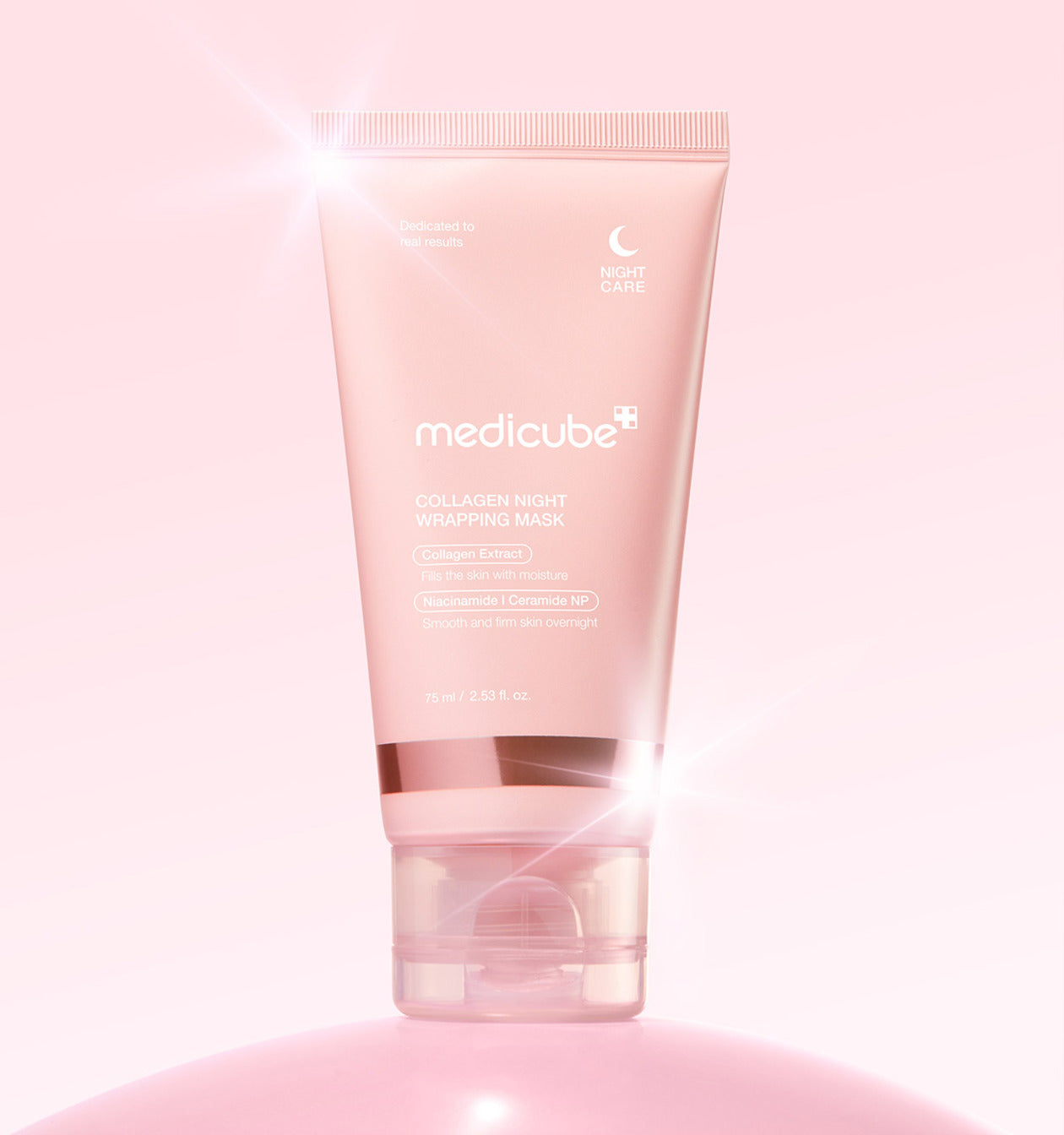 Mascarilla envolvente de noche con colágeno medicube, 75 ml 
