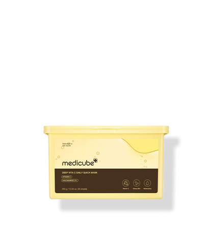 Mascarilla diaria rápida medicube Deep Vita C 350 ml/30 hojas