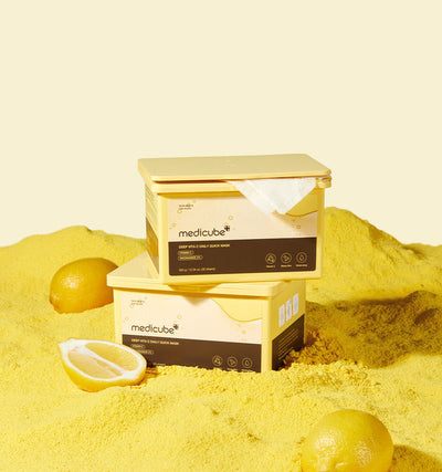 medicube Deep Vita C Daily Quick Mask 350ml/30Sheets with niacinamide for bright skin and minimized pores
