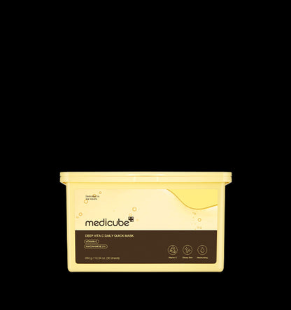 Mascarilla diaria rápida medicube Deep Vita C 350 ml/30 hojas