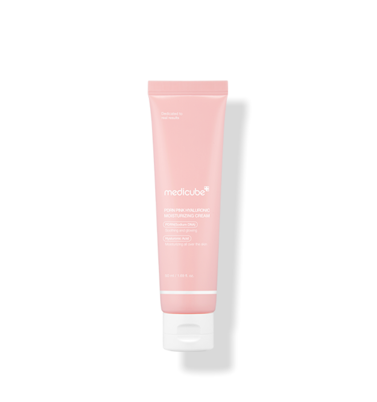 Crema hidratante con ácido hialurónico rosa PDRN de medicube, 50 ml
