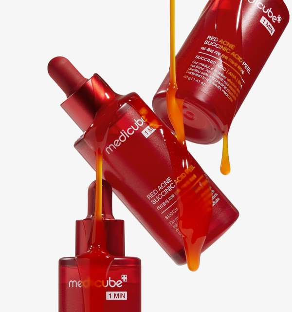 Peeling de ácido succínico para el acné rojo de Medicube, 40 g