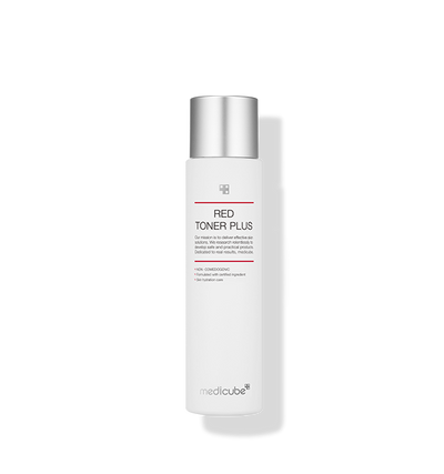 medicube Red Toner Plus 2.0 200ml with bha for clean pores and acne