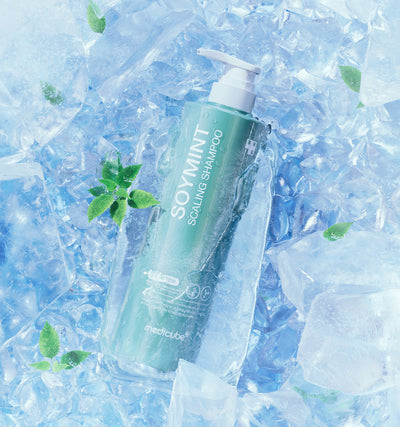medicube SOYMINT Scaling Shampoo 490ml - application method