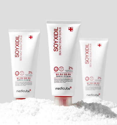 medicube Soyxidil Sea Salt Scalp Scrub 200ml - expected results