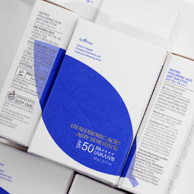 Isntree Hyaluronic Acid Airy Sun Stick 22g SPF 50+ PA++++ with hyaluronic for deep hydration