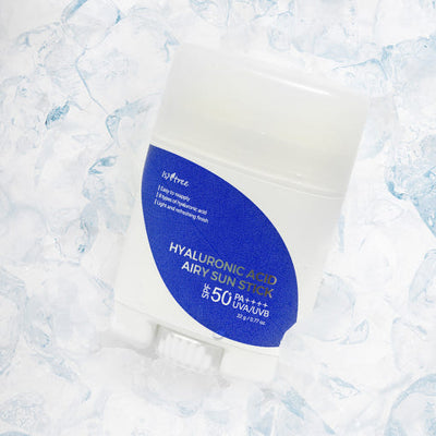 Isntree Hyaluronic Acid Airy Sun Stick 22g SPF 50+ PA++++ with hyaluronic for deep hydration