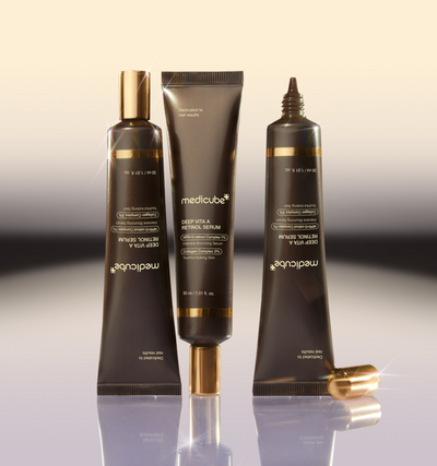 medicube Deep Vita A Retinol Serum 30ml with niacinamide for bright skin and minimized pores