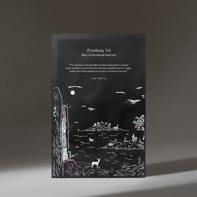 [Pyunkang Yul] Black Tea Revitalizing Mask Pack 25ml*10 Sheets with peptide for anti-wrinkle and firmness