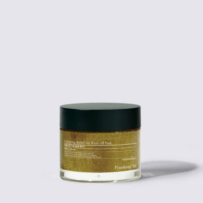 [Pyunkang Yul] Calming Relief Gel Wash Off Pack 100g with aloe for hydration and soothing