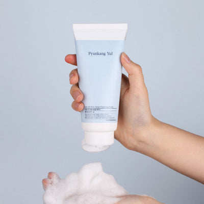 [Pyunkang Yul] Low pH Pore Deep Cleansing Foam 100ml with aha for exfoliation and renewal