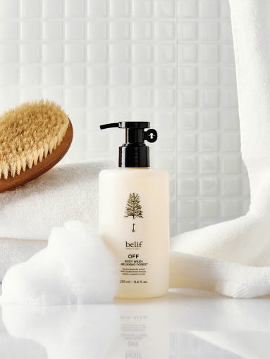 belif Off Body Wash 250ml (2-type) - application method