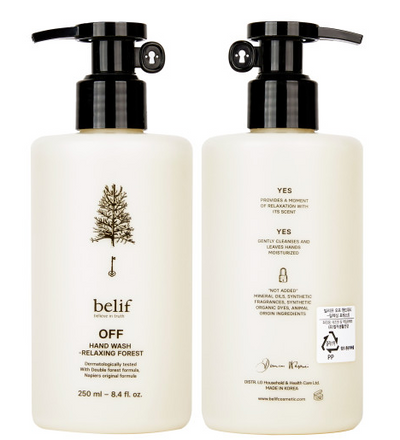 belif Off Hand Wash 250ml (2-type) - deep cleansing