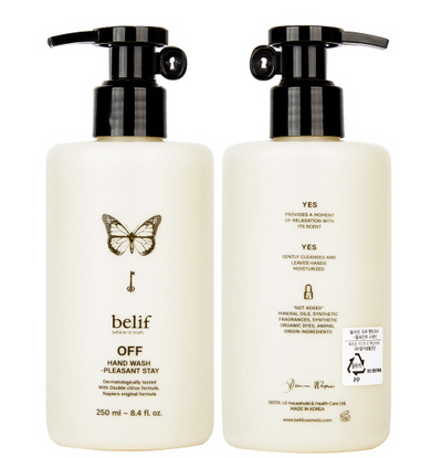 belif Off Hand Wash 250ml (2-type) - deep cleansing